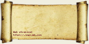 Avram Rakovac vizit kartica